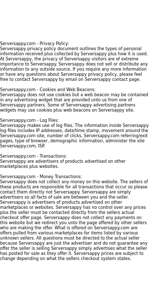serversappy privacy