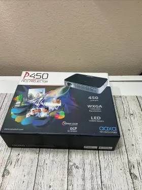 P450 Aaxa Pro Pico Ultra Bright Hd Pocket Projector 3d Wi-fi Bt Hdmi Vga Android