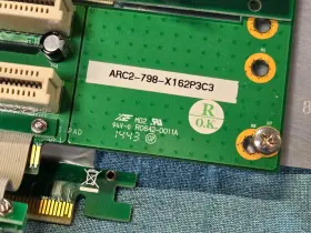 Arc2-798-x162p3c3 Ameri-rack Arc1-pelx16a1-cx Riser Card Ribbon Pcie Rohs Right-angled Female To Male #3