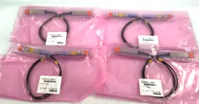 02ea657 Amphenol Lot Of 4 New Ibm Power9 Pn Smp Cable Ec N38518 Orange