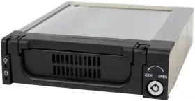 Mr-135b Athena Power 822375513516 Black Aluminum Sata Mobile Hard Drive Rack #2