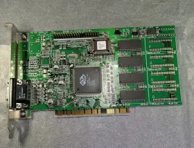 109-38800-10 Ati Vintage 3d Rage Ii Dvd Pci Video Card Very Rare Old