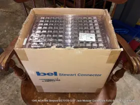 Ss70100-023f Bel Steward 1040 New Jack Modular Connectors Rj50 90 Free Shipping