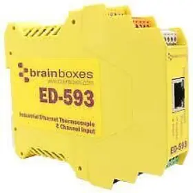 Ethernet-8 Brainboxes Ed-593 Thermocouple Input Ctlr Operating Temperature -40f