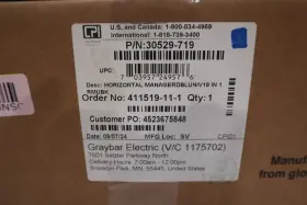 30529-719 Chatsworth 30531-719 Universal Horizontal Cable Manager Doublesided Complete Set