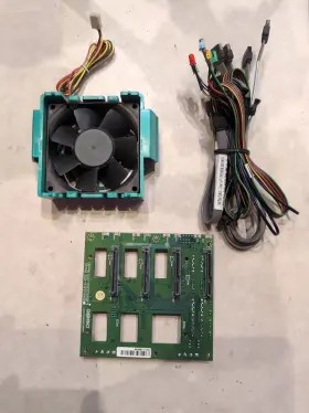 80h102209-010 Chenbro Server 4-port Sas/sata Backplane Board Cables Fan