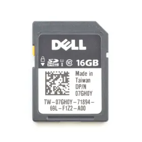 07gh0y Dell 16gb Idrac Vflash C10 Sdhc Sd Card Module 13 Gen R630 R730 7gh0y