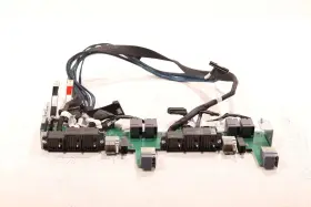 0ftmry Dell Sas/sata Server Backplane Board With Cables P/n Tested Working