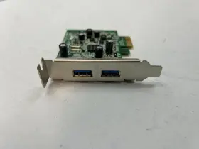 0fwgj8 Dell Dual-port Usb 3.0 Pcie Expansion Card Low Profile Tested Usa #2
