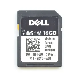 0h1h8m Dell 16gb Idrac Vflash C10 Sdhc Sd Card Module 13 Gen R630 R730 H1h8m