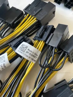 0vm577 Dell Lot Of 12 Vm577 Pcie Power 2x 6-pin To 1x 8-pin Gpu Adapter Cable
