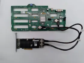 017mxw Dell 0x4v7w Poweredge T620 Backplane Board And Perc H710 With Battery