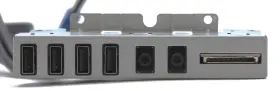 0x607t Dell Xps Audio Usb Card Reader Front Panel I/o Board With Cables P/n