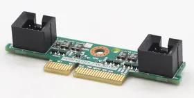 0x75pt Dell Pci Express Riser Card P/n Tested Working