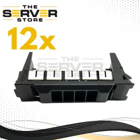 04f7v1 Dell 4f7v1 Lot Of 12 Gen 13 Poweredge 3.5ftft Hard Drive Hdd Bay Blank Filler