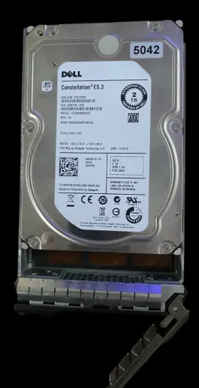 055fx5 Dell 55fx5 Used Pre-owned 2tb 6g 7.2k 3.5 Sata Hdd P/n