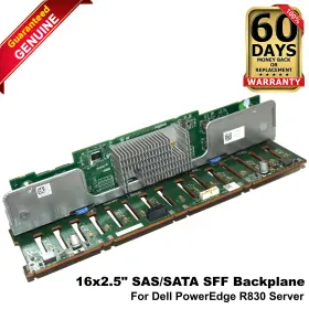 58m4n Dell Poweredge R830 Server 16 X 2.5 Inch Sas/sata Sff Backplane