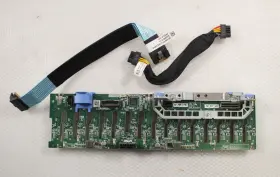4hyc0 Dell 5t0m7 Poweredge R750 R7525 16x2.5 Inch Sas/sata Backplane With Xk0rv And Wire