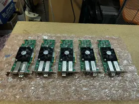 Wtrd1 Dell Cg7yt 5 X 6fc2y Emulex 10gb Dual-port Sfp Pci-e Network Adapter With Mod