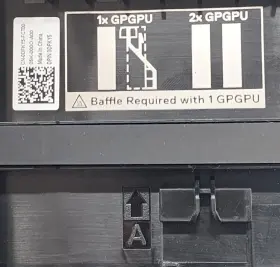 Vc478 Dell Dfky5 Gpu Baffles #3