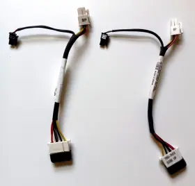 Dh689 Dell Lot Of 2 Backplane Cd Rom Drive Cable For Poweredge 2950 Server