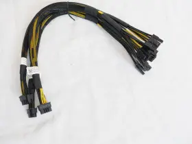Dphj8 Dell Lot Of 3x Poweredge Gpu Power Cables 12 Pin To 8