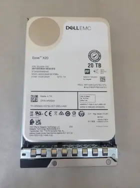 St20000nm004d Dell Emc 0r3g03 Exos X20 20tb Sas Hdd 7.2k 12 Gbps