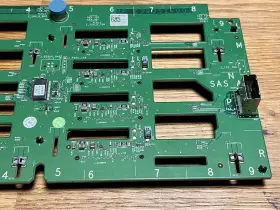 M05tm Dell F313f Poweredge T610 T710 T320 T420 T620 8-port 3.5 Inch Sas Backplane #2