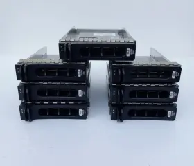 F9541 Dell Lot Of 7 Sas 3.5 Inch Hot-swap Tray For Poweredge 2950 Server