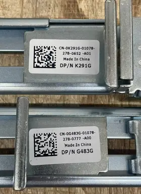 Nx3000 Dell G483g 0g483g K291g Poweredge R610 R710 Left And Right Static Server Rail 1u #2