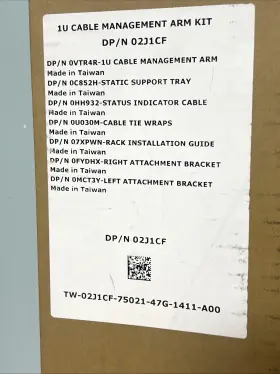 O2j1cfc Dell New Cable Management Arm Kit For Poweredge R320 R430 R630 R620 Oem 02j1cf #2