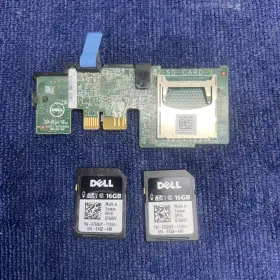 Rs69cp7621 Dell Dual Sd Card Module For Poweredge T330 With 2x 16gb Cards