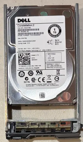 Dell St91000640ss Seagate Internal Hard Disk Drive 1tb Sas 6 Gbps 7200 Rpm 2.5 Inch