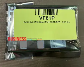 Vf81p Dell Intel Ethernet X710 Qp 10gb Sfp Server Adapter Ocp 3.0