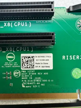Vkrhf-dt9h6 Dell Lot Of 3 Vkrhf Dt9h6 Pci Express X8 Riser Card For Poweredge R720 #3
