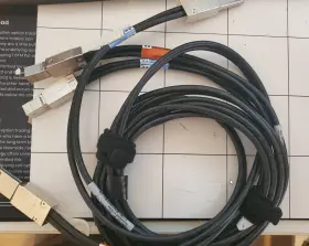 038-003-0810 Emc Lot Of 2 2m Mini Sas Sff-8088 To Hd Sff-8644 Cable 038-003-810