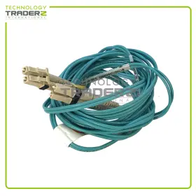 038-003-732 Emc Lot Of 3 3m Lc-lc Fibre Cable Pulled