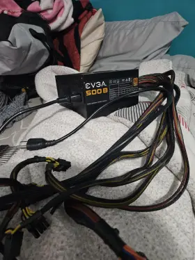 100-b1-0500 Evga 500b 80 Bronze Power Supply Tested And Working
