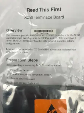 307385-001 Hp Scsi Terminator Board #2