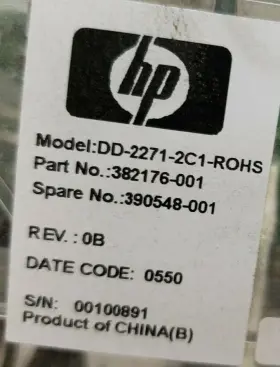 Dd-2271-2c1-rohs Hp 382176-001 Proliant Ml350 G4 Power Converter Backplane #3