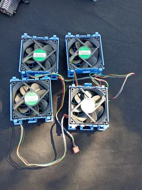 412219-001 Hp Lot Of 4 - Fan Assembly For Proliant Ml350 G5