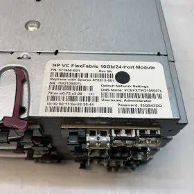 571956-b21 Hp Lot Of 4 Virtual Connect Flexfabric Vc 10gb/24-port Module #3