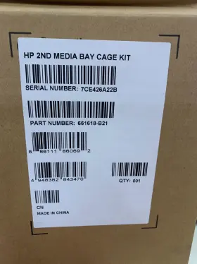 661618-b21 Hp 2nd Media Bay Cage Kit