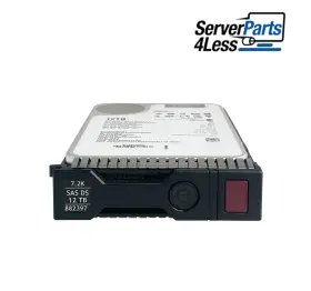 881779-b21 Hp 882397-001 Hpe 12tb Sas 12g Midline 7.2k 3.5in Helium Ds Firmware Hdd