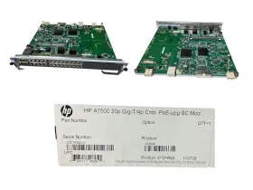 Jc669a Hp A7500 20p Gig-t/4p Cmb Poe-upg Sc Mod New Open Box Jc669a Hp A7500 20p Gig-t/4p Cmb Poe-upg Sc Mod New Open Box