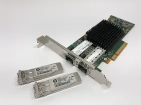 Sn1100e Hp C8r39 16gb 2p Fc Hba With 2 Sfp Transceiver - Vgc