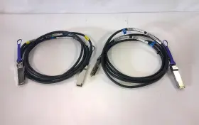 674852-001 Hpe 670759-b25 Lot Of 2 Mellanox Infiniband 3m Fdr Qsfp Dac Cable