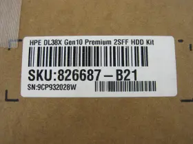 826687-b21 Hpe New Dl38x Gen10 Pemium 2sff Hdd Kit #3