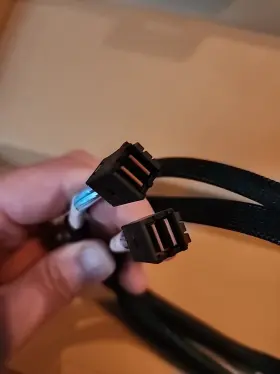 00fk842 Ibm 00kf843 New / Lenovo Cable Sas 12gbs Hd 590/580 Mm Dual To 2 Split #3