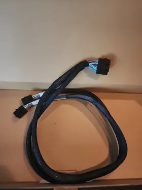 00fk842 Ibm 00kf843 New / Lenovo Cable Sas 12gbs Hd 590/580 Mm Dual To 2 Split